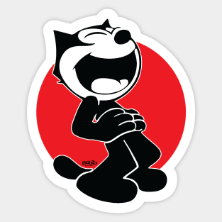 Felix-On Red Sticker